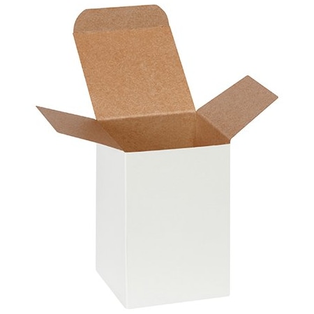 Bsc Preferred 4 x 4 x 6'' White Reverse Tuck Folding Cartons, 250PK BUY00025473